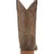 Dan Post Little Boys Beasley Boot: Brown leather cowboy boot with pointed toe, decorative stitching, and a tall shaft. Smooth texture, subtle sheen.