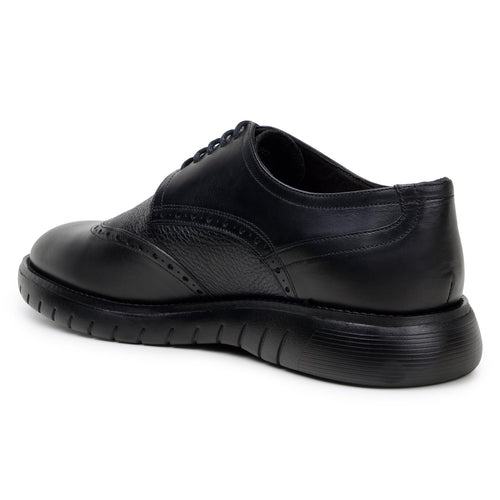Belvedere Enzo Black Leather Oxford