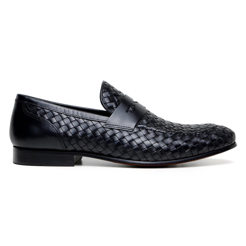 Belvedere Luca Black Genuine Alligator Leather Oxford