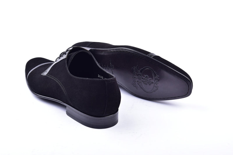 Corrente 2432 Suede Lace-Up - Black - Image 3