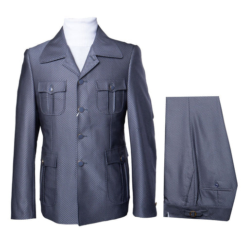 Rossi Man DUKE RM1767 รขโฌโ Slim Fit Steel Grey 3-Piece Suit for Men | Elegant Formalwear
