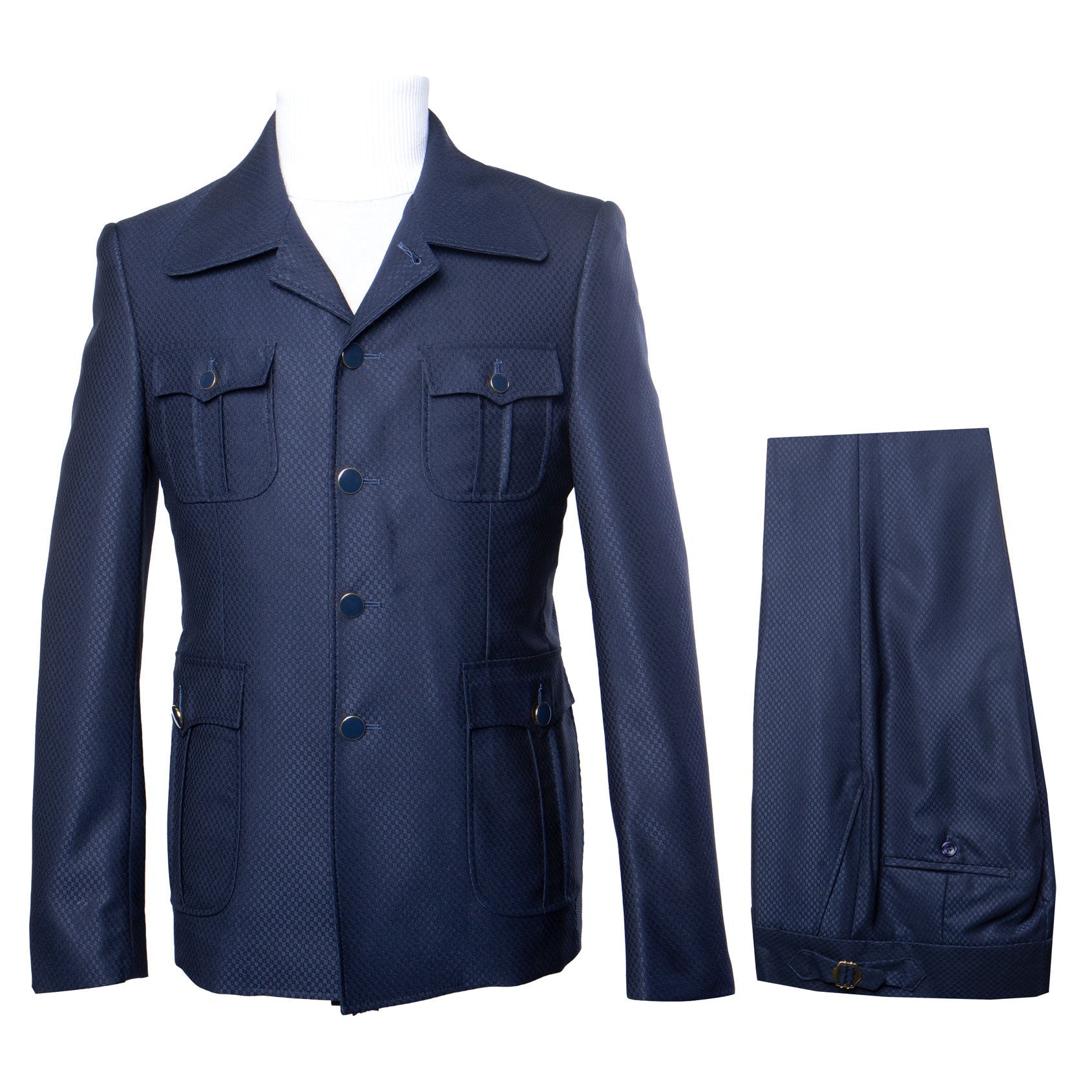 Rossi Man DUKE RM1768 รขโฌโ Slim Fit Navy 3-Piece Suit for Men | Stylish Formalwear