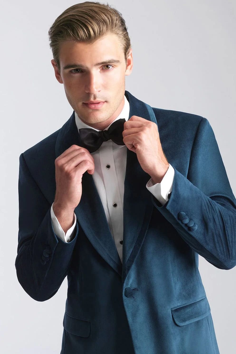 Velvet Blazer - Mens Blazer - Dinner Jacket + 'Venice' Deep Aqua Velvet Dinner Jacket - Separates