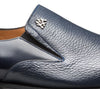 Milani Calfskin/deerskin Blue By Mezlan Made In Spain Brand