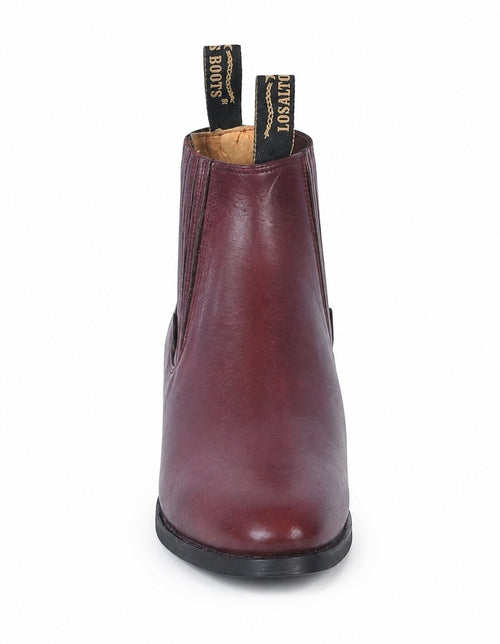Deerskin Cowboy Boots - Burgundy Deerskin Boots - Deer Boots - Deer Skin Boots