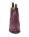 Deerskin Cowboy Boots - Burgundy Deerskin Boots - Deer Boots - Deer Skin Boots