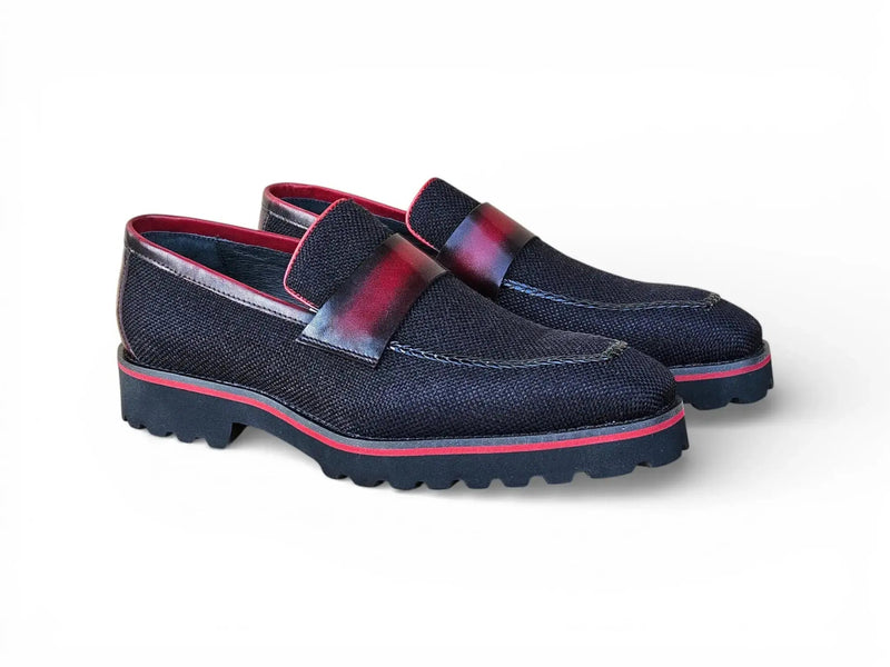 Carrucci Denim Lug Sole Loafer