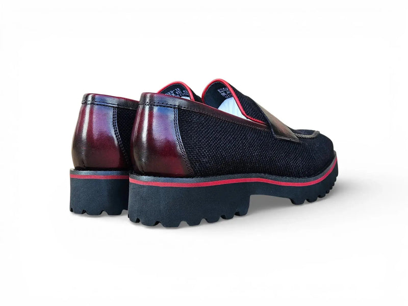 Carrucci Denim Lug Sole Loafer