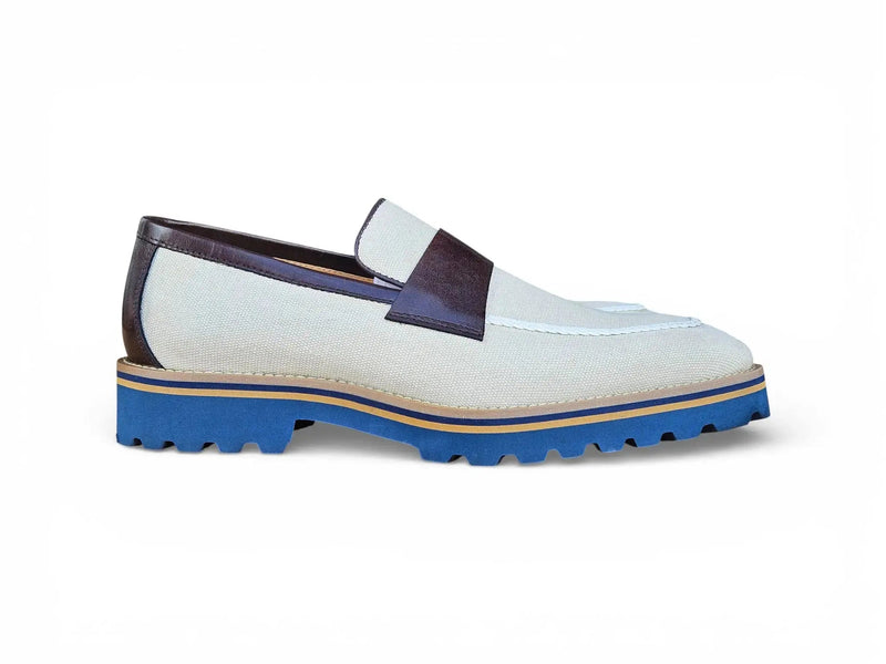 Carrucci Denim Lug Sole Loafer