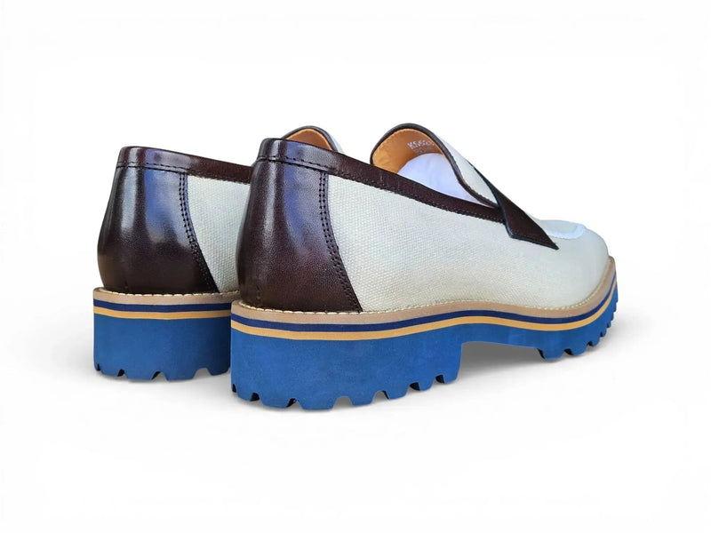 Carrucci Denim Lug Sole Loafer