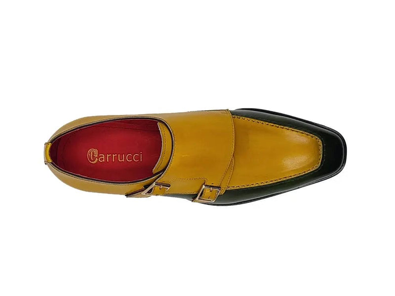 Carrucci Double Monk Strap Two Tone Loafer