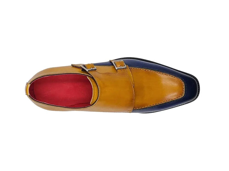 Carrucci Double Monk Strap Two Tone Loafer