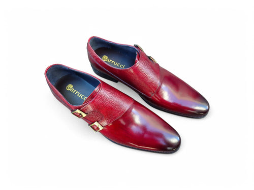 Mens Slip-On Double Monk Dress Shoes