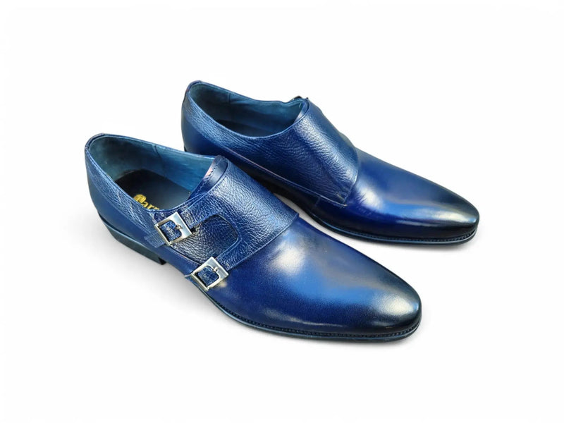 Carrucci Double Monk Loafer - Luxury Leather Slip-Ons
