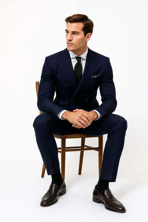 Double Breasted - Navy Suit