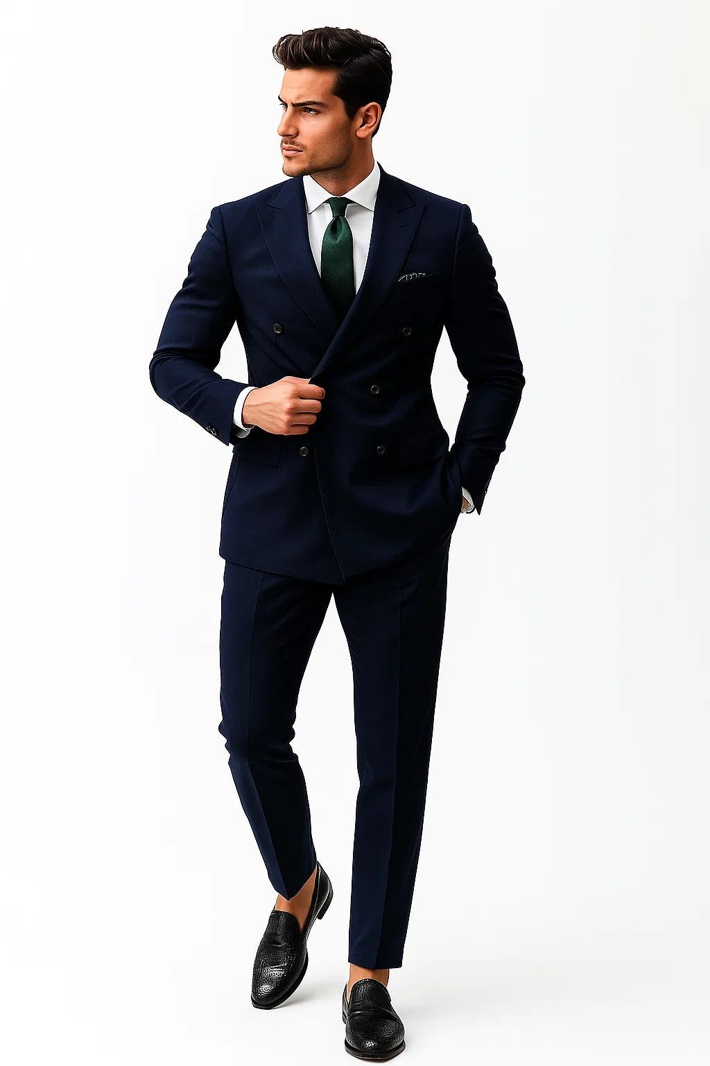 Double Breasted - Navy Suit