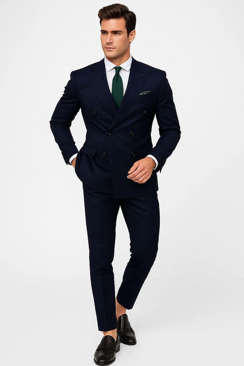 Double Breasted - Navy Suit