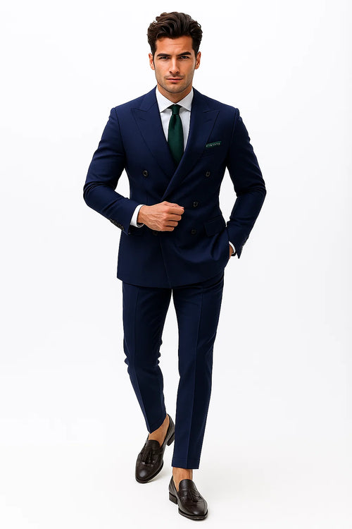 Double Breasted - Navy Suit