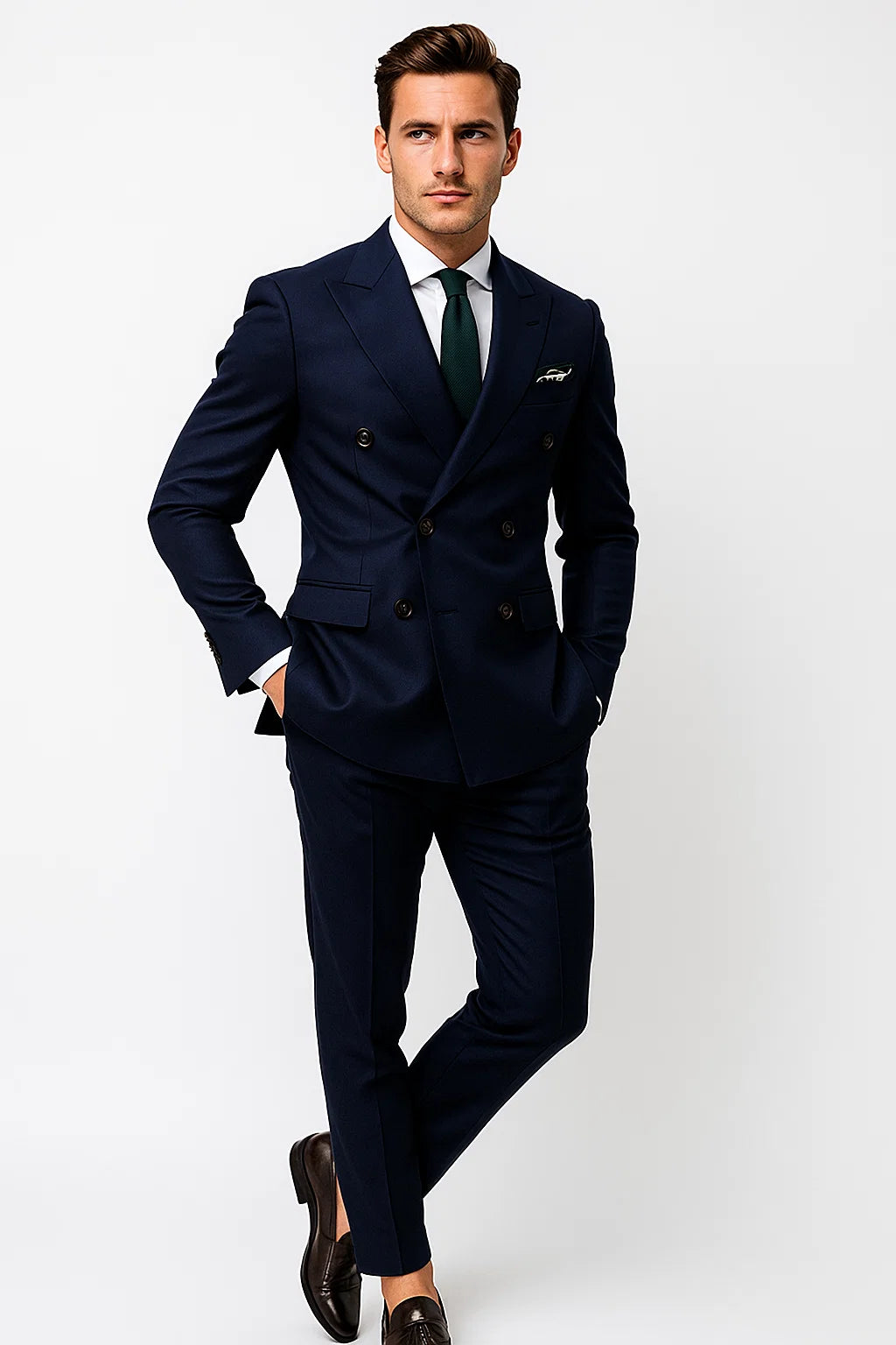 Double Breasted - Navy Suit