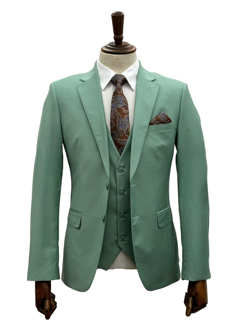 Effetti Suit Designer - 2 button Notch Lapel slim fit EF2N+V-8129 MINT