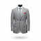 Men’s Double Breasted Suit in Camel, Bronze & Charcoal – Regular Fit Formal Suit with Flat Front Pants