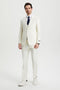 Mens Stacy Adams Suit - Stacy Adams Suit Men's Ivory Two Button Vested Designer Suit