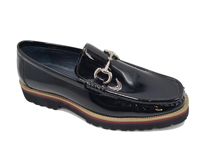 Carrucci Horse Bit Loafer in Lug Sole