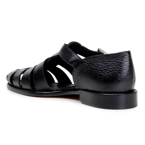 Belvedere Elio - Black Genuine Crocodile Leather Shoe