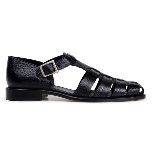 Belvedere Elio - Black Genuine Crocodile Leather Shoe