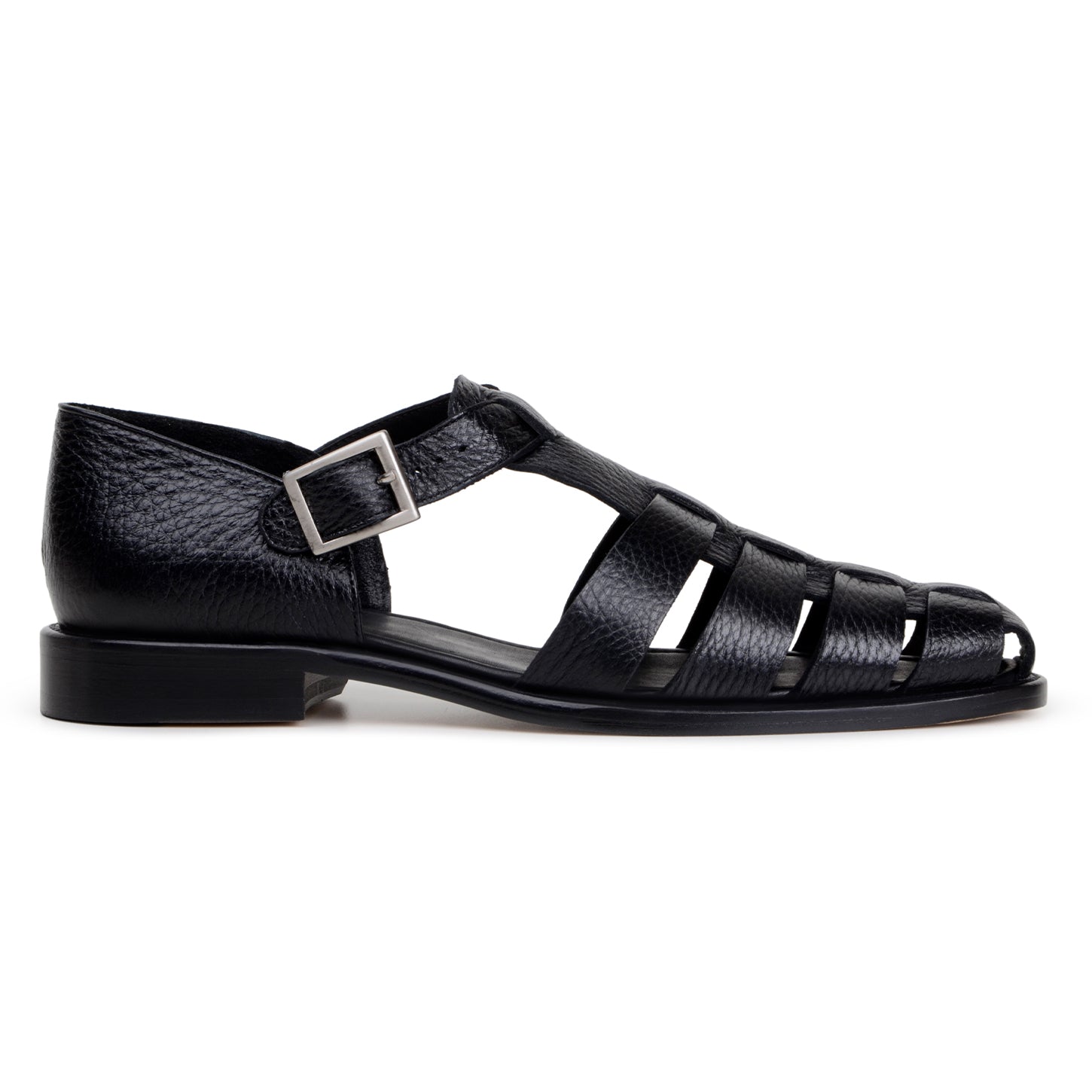 Belvedere Elio - Black Genuine Crocodile Leather Shoe