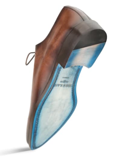 Enterprise Brown Calfskin Balmoral by Mezlan – Classic Leather Dress Shoe Made in Spain