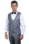 "Mens Stacy Adams Suit - Stacy Adams Suit Men's Grey Vested Shawl Lapel Tuxedo - One Button"