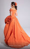 Fouad Sarkis F02913 Off-Shoulder High-Low Couture Gown
