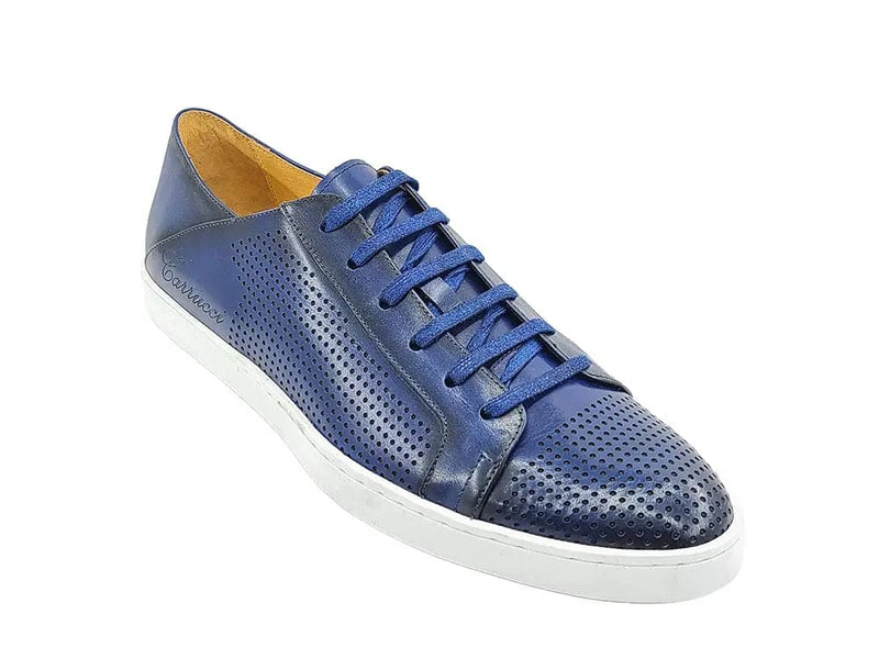 Carrucci Fashion Lace-up Leather Sneaker