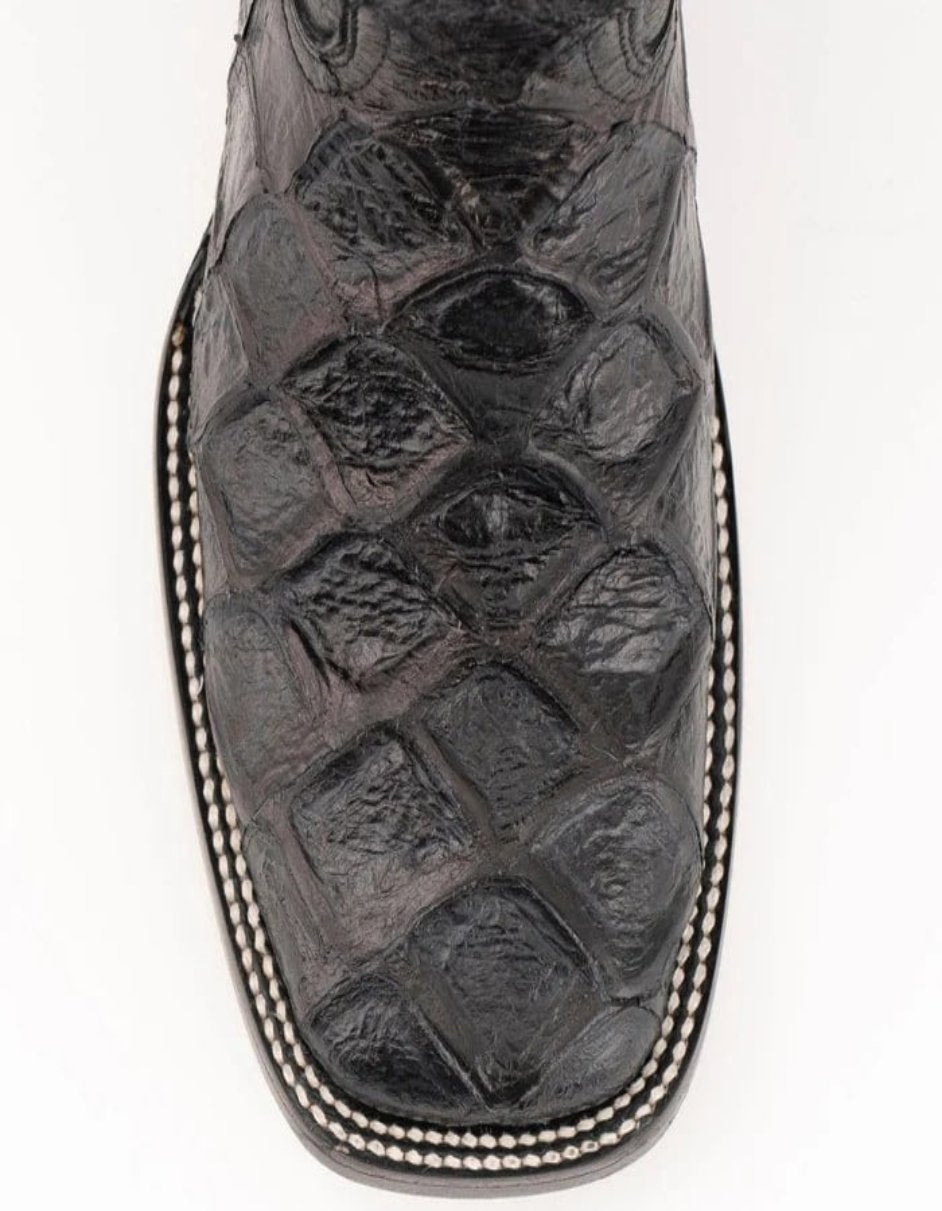 Ferrini Women's Bronco Square Toe Pirarucu Fish Print Boots