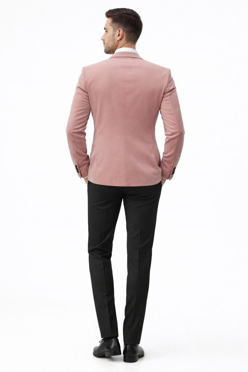 Pink Tuxedo for Menâ Premium Satin Lapel Formal Suit