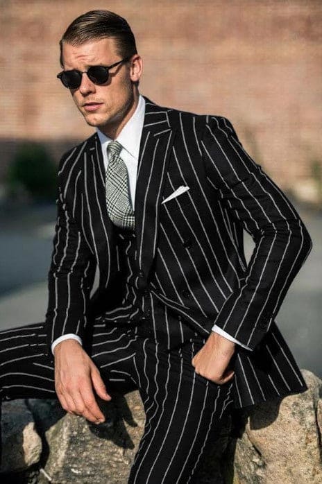 Mafia Outfit - Mobster Outfit - Italian costume - Black Suit Mafia Outfit - Mobster Outfit - Italian costume - Black Suit