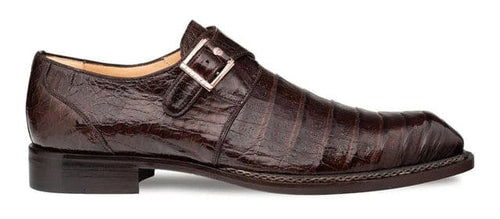 Mezlan Men's Gator Buckle Shoes Sport Brown Gigolo