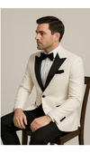 Black Gatsby Tuxedo – Classic 1920s-Inspired Men’s Formal Suit