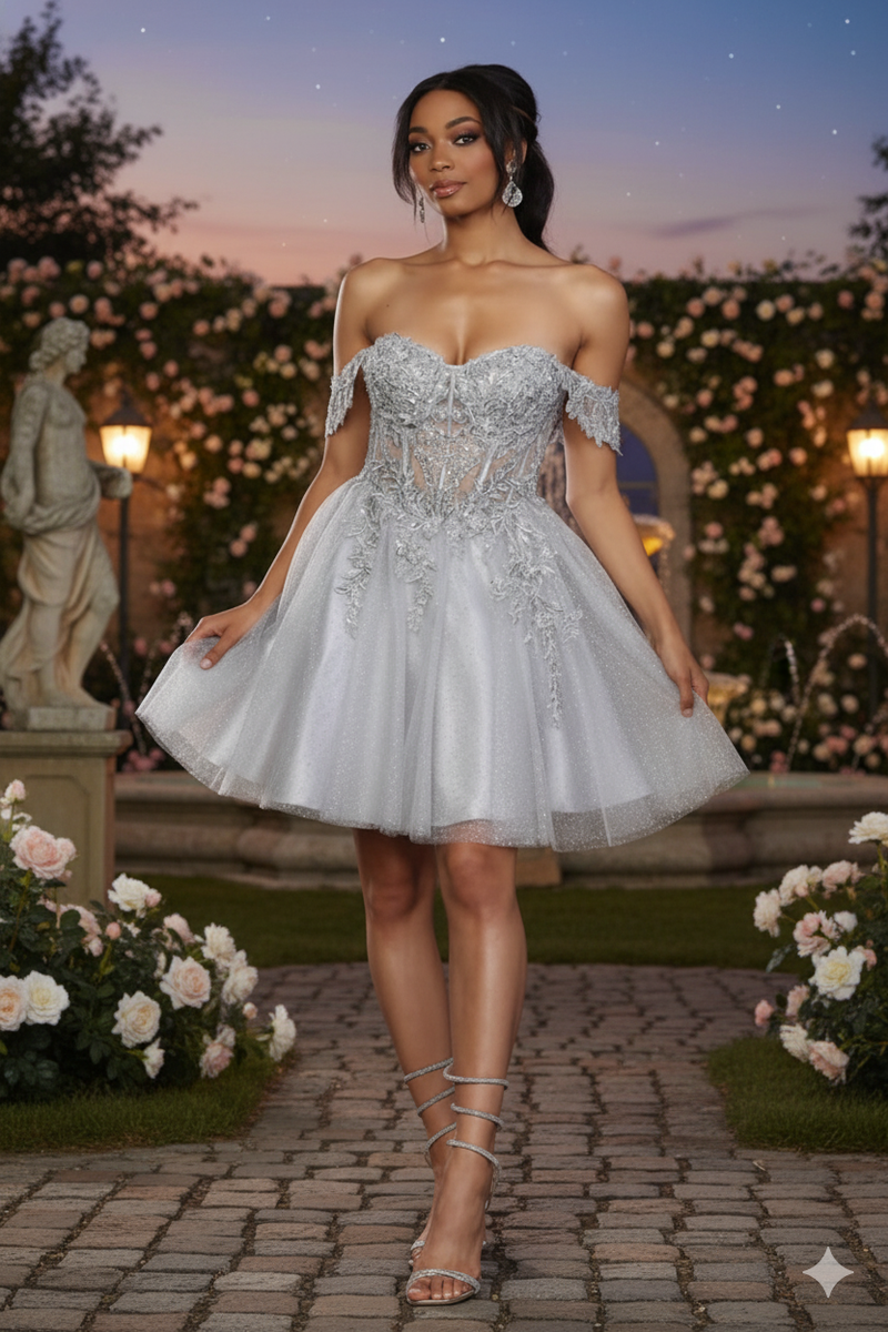Dama Dresses for Quinceanera in Rose Gold Style MQ2080 Quince Outfit