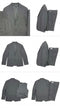 West End 9-1012V121 3PCS Ultra Slim Fit Suit Light Grey