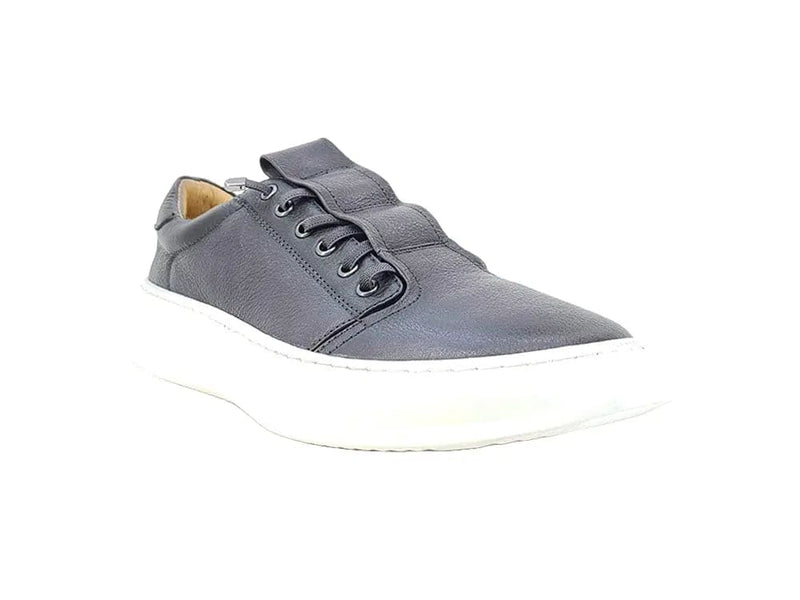 Carrucci Genuine Calfskin Slip-On Sneakers