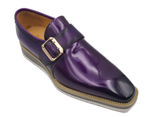 Classic Patent Leather Slip-On with Monk Strap