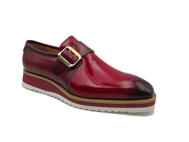 Carrucci Gorgeous Patent Leather Monkstrap Slip on
