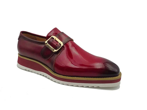 Classic Patent Leather Slip-On with Monk Strap