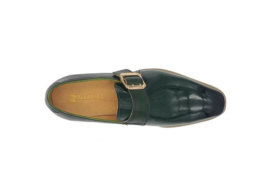 Classic Patent Leather Slip-On with Monk Strap