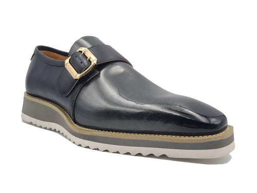 Classic Patent Leather Slip-On with Monk Strap