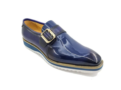 Classic Patent Leather Slip-On with Monk Strap