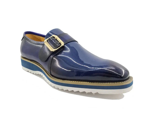 Classic Patent Leather Slip-On with Monk Strap