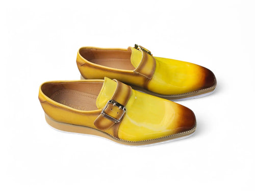 Classic Patent Leather Slip-On with Monk Strap